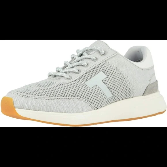 TOMS Women's Arroyo women sneakers gray and baby blue size 8.5 - Picture 2 of 11